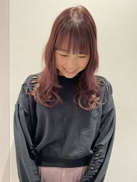 マイル 渋谷(mile) ブリーチなしダブルカラー×ピンク