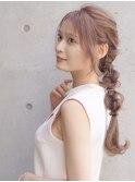 夏のオススメヘア♪編み下ろしアレンジ