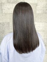 リサ グランシェ(RISA granche) 髪質改善ストレート×ロング×オリーブカラー