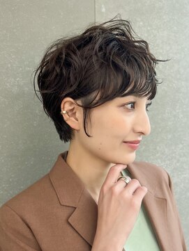 ロンド パルティール 大宮(Lond partir) 黒髪ボブルフネビージュ小顔ワンレンスペインカール大宮