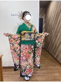 振袖着付け