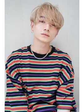 ギークス(GEEKS) 【GEEKS渋谷】ブロンド/メンズマッシュ/イメチェンハイトーン