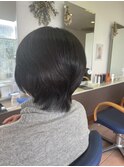 大人／40代／50代／60代／ウルフ／レイヤー／ショート／美髪/