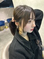ニーナ ビューティーサロン(NINA Beauty Salon)&nbsp;結んでも可愛い顔周りカット