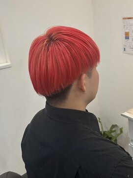 エルベ  茨大前店(elve) ブリーチ1回 × エノグカラー ネオンピンク