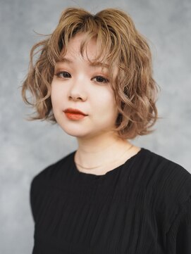 オジョマノ(OjOmano) ケアブリーチダブルカラーインナーカラーハイライト20代30代前髪