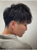 ツーブロックビジネススタイル