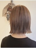 切りっぱなしボブ