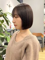 ジアン バイ ミルボン NU茶屋町+(GIEN by milbon)&nbsp;切りっぱなしボブ/ミニボブ/パツっとボブ
