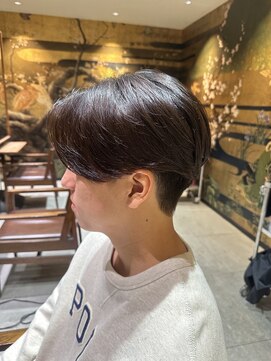 インアンドヤング(in&yang) ニュアンスパーマ/センターパート