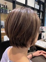 ジュイール 富士見ヶ丘(jouir)&nbsp;ダブルカラーミルクティーベージュカラーケアブリーチ韓国ボブ