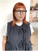 オレンジベージュカラー 担当渡辺聖