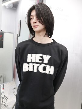 ペレ 梅田(PELE) ニュアンスパーマ/韓国マッシュ/スパイキーショート/梅田