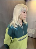 抜きっぱなしブロンド×ターコイズブルー