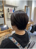 艶髪ショート×アッシュブラウン×ハンサムショート【広島】