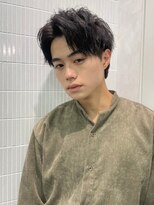 ハニー 町田(HONEY) ブルーブラックスペインカール韓国マッシュスパイキーショート1