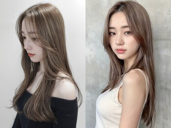 ラファンス 栗林店(LaFENCE)の写真/顔周りの似合わせカットでトレンドの韓国styleを実現！印象を変える大人レイヤーカットも人気です＊