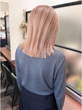 オレンジベージュ_ダブルカラー