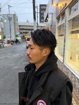 ソワン ドゥ ブレス 立花店(soin de brace) 波巻きツイストスパイラル/ツイストパーマ/フェザーパーマ