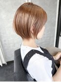 夏の可愛い丸みショート