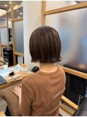 艶感切りっぱなしボブ/20代30代40代