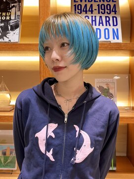 ピークアブー 銀座中央通り(PEEK-A-BOO) 夏に映える◎ハイトーンショート