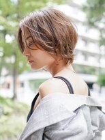 ギークス(GEEKS)&nbsp;【GEEKS渋谷】ナチュラルショートウルフ/20代30代/ベージュ/小顔