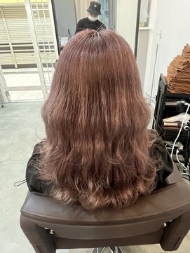 ウェーブ(WAVE) ピンクベージュ/ハイトーン