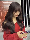 ミディアムヘア/暗めカラー/グランマッシュ/渋谷