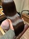 マオ ササキ(Mao Sasaki)の写真/一人ひとりの髪質に合うオーダーメイドトリートメントを提供。髪の内部から潤いに満ちた健康的なツヤ髪へ。