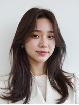 リンクミリ(Link mili)&nbsp;【髪質改善】顔まわりカット/ココアブラウン