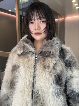 フィルムス 表参道(FILMS) ココアベージュ/黒髪/クラゲヘアー/オリーブグレー/ボブ/表参道