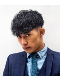 スペインカール パーマ 鹿児島 メンズ