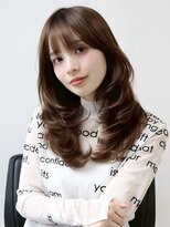 ジーナ 近鉄奈良(Zina)&nbsp;髪質改善*韓国小顔ダークパープルレイヤー前髪*美髪【Zina奈良】