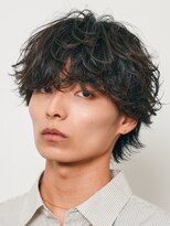 フィフス 大分(fifth)&nbsp;大分シャドウパーマメンズカットラウンドマッシュツーブロック