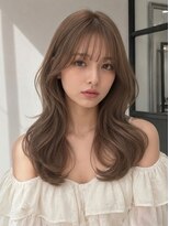 ユーフォリア 青山(Euphoria)&nbsp;大人美人アッシュオリーブショコラアッシュ韓国風巻きモテ髪
