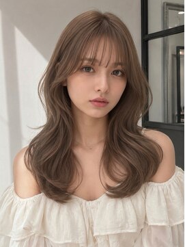 ユーフォリア 青山(Euphoria) 大人美人アッシュオリーブショコラアッシュ韓国風巻きモテ髪