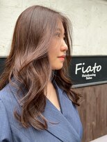 フィアート ヘアドレッシング サロン(Fiato Hairdressing Salon)&nbsp;艶ブラウン×顔まわりレイヤー
