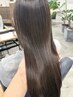 【まとまり艶髪】髪質改善カラー＋カット＋酸熱TR