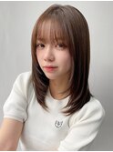 前髪 &nbsp;ハッシュカット デザインカラー レイヤーカット"