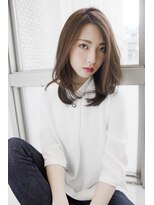 アリエ(Allie)&nbsp;【Allie】セピアグレージュ×レイヤーストレート