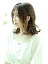 サイズカラーフィール ラ チッタデッラ店(XXXY'S COLOR FEEL)&nbsp;くびれ×無造作カール×ヌードアッシュ　SIDE