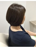 キャトル(hair make QUATRE)&nbsp;４０代からのミセスナチュラル丸みボブ☆