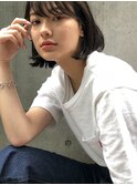 外ハネボブ/アッシュブラウン/ネオウルフ/デザインカラー