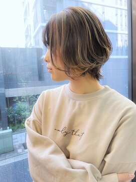 ノア ヘアデザイン 町田店(noa Hair Design) ショートウルフ×エアタッチバレイヤージュ