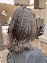 アルターリール(aL ter Rire)&nbsp;【Rire尚平】くびれレイヤーミディ アッシュグレーカラー★