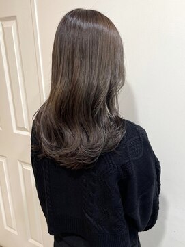 グリーン 渋谷(green) 【MIO】アッシュグレージュ×ゆるふわコテ巻き