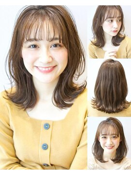 アフロート ルヴア(AFLOAT RUVUA) 湿気の時期も◎髪質改善ストレート【まとまるミディ】京佳