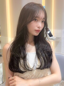 シーシンジュク 新宿南口(Sea shinjuku) 大人ガーリー/前髪/顔周りレイヤー×ブリーチなし韓国ヘア[新宿]