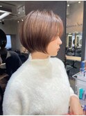 髪質改善縮毛矯正ショートヘア【池袋】
